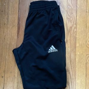 Mens Adidas Black Trackpants Joggers Size Small